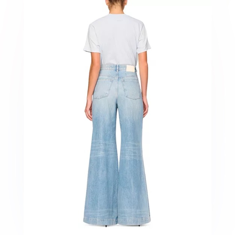 DL1961 Lucila Wide Leg Ultra High Rise in Clear Skies - Picture 4 of 10
